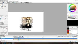 Как сделать перекладную анимацию ходьбы в pencil 2d