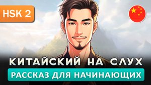 Простой рассказ на Китайском (HSK2):  Учитель Кунг-Фу | Китайский на слух для начинающих 🎧