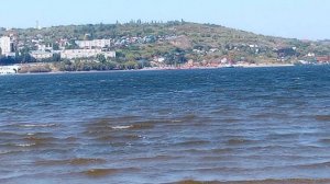 Волга. Пляж. Саратовская сторона. 6 сентября 2025г.