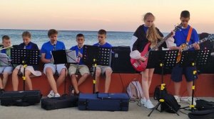 Выступление Духового оркестра ДМШ №1 в Курортном