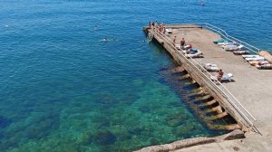 Отель Бухта мечты. Море в бухте Ласпи. Крым