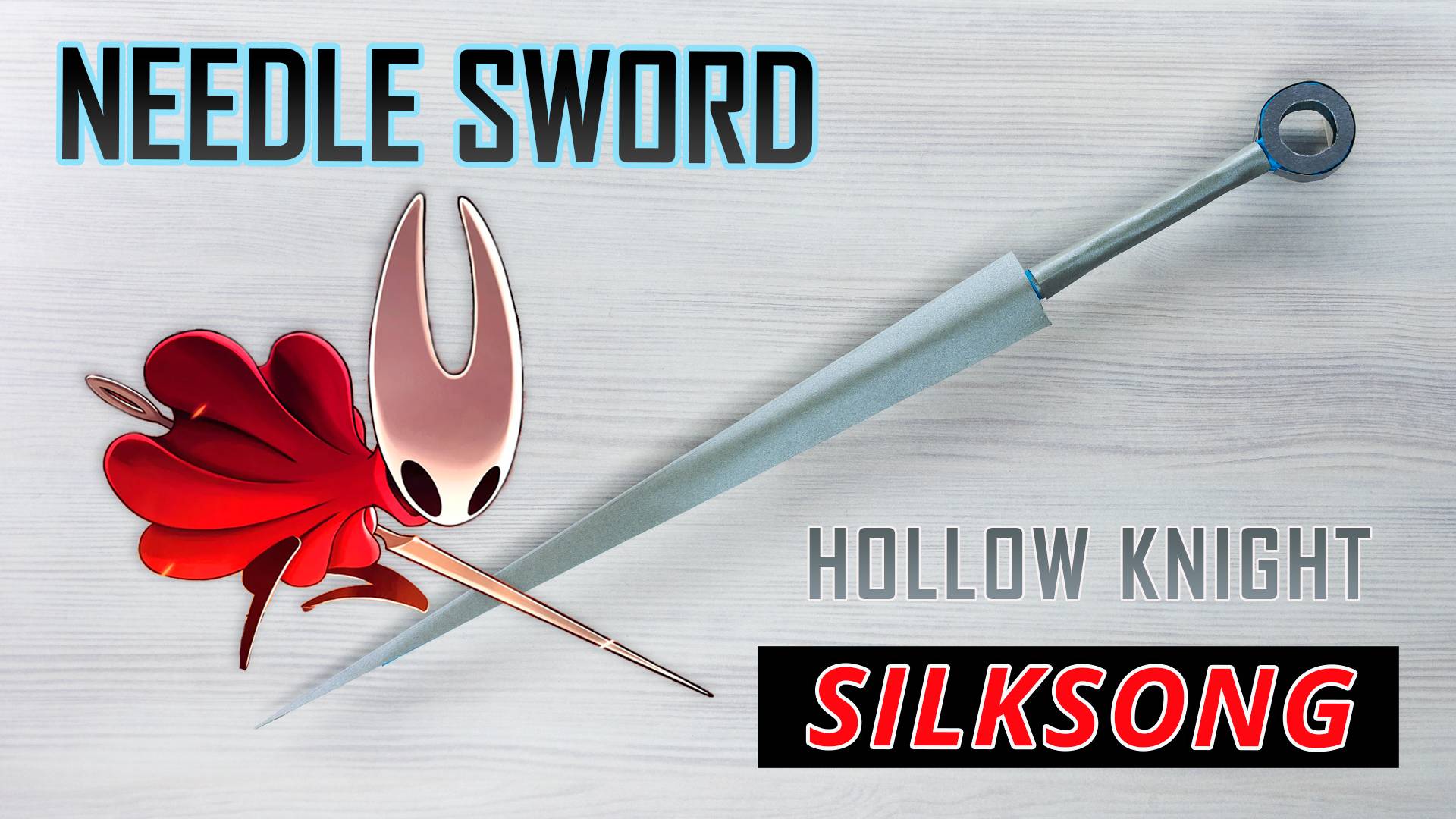 DIY реалистичный бумажный меч - Полый рыцарь Silksong Hornet Weam смотреть онлайн