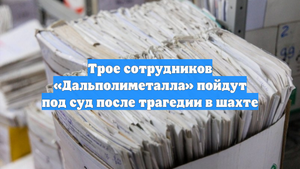 Трое сотрудников «Дальполиметалла» пойдут под суд после трагедии в шахте