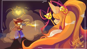 Битва с Цероба Кэтцуканэ (пацифист) со стрима MolRosik217. Undertale Yellow ﹤3