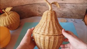 Груша из бумажной лозы