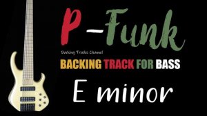 Cosmic Funk Backing Track For Bass (Em)