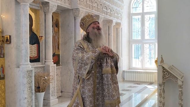 Слово митрополита Иоанна в 13-ю неделю по Пятидесятнице в храме Богородицы Всех скорбящих Радость смотреть онлайн