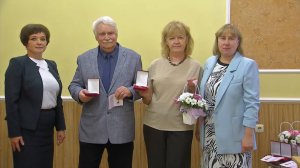 Супруги, прожившие вместе полвека, удостоены награды «Совет да любовь».