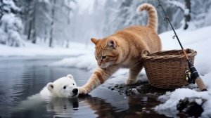 Магазинные огни восхитили котёнка - и Мама-Кошка подарила ему лампу-светлячок ✨🐾