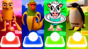 ТУН ТУН ТУН САХУР 🆚 ШИМПАНЗИНИ БАНАНИНИ 🆚 ЛАВАКА САТУРНА САТУРНИТА 🆚 ПИНГВИНАТОР | Tiles Hop №176