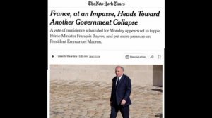 ‼️🇫🇷 Политический кризис во Франции: премьер Байру готовится к отставке, Макрон под давлением