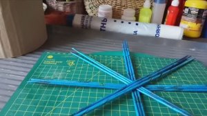 Круглое дно из газетных трубочек