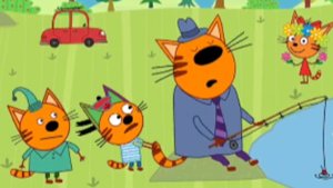 ТРИ КОТА. РАСКРАСКА С ТРЕМЯ КОТАМИ. МУЛЬТФИЛЬМ ИГРА.