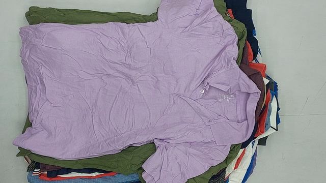 Футболки мужские polo кор. рукав секонд оптом 1 пак