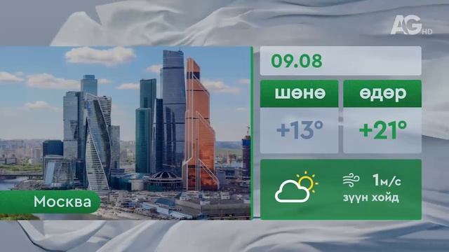 Погода 8 сентября /"Цаг агаар" - 2025.09.08