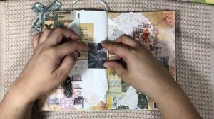 Vintage Inspired Journal Design 📖 | Old Book Pages, Stickers & ASMR (No BGM)