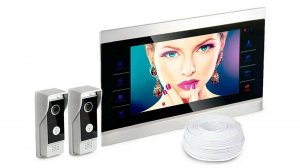 Комплект видеодомофона HDcom S-101AHD и 2 вызывные панели