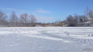 Озеро Южное Сафоново, зимняя покатушка