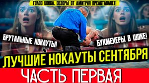 ЛУЧШИЕ НОКАУТЫ СЕНТЯБРЯ: Когда АУТСАЙДЕРЫ СТАНОВЯТСЯ ГЕРОЯМИ! часть первая
