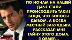 По ночам на нашей даче стали происходить такие вещи, что волосы дыбом. А когда местный забулдыга...