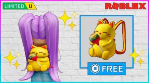 КАК получить БЕСПЛАТНО 😺 Рюкзак с Котиком в Роблокс 2025 #роблокс #roblox #freeugc