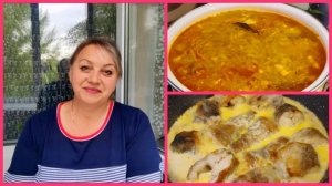 Мой муж обожает этот обед! Суп с капустой // Рыба в сметанном соусе // Нежные блины