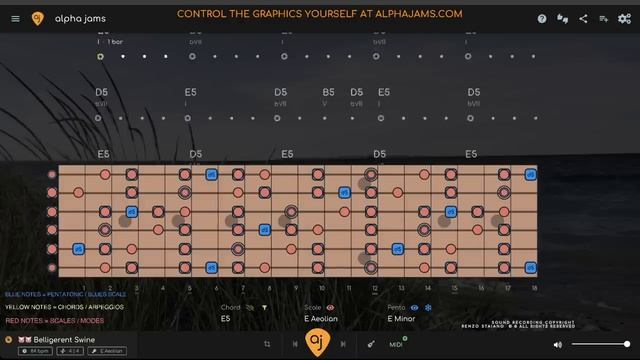 Classic Proto Metal Jam Track _ Guitar Backing Track (E Minor)