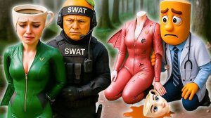 СПАСЕНИЕ БАЛЕРИНЫ КАПУЧИНО ОТ ДЬЯВОЛА В ВОЗДУХЕ! Гонка с смехом и ужасом!