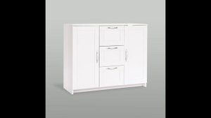 СИРИУС тумба 2 двери и 3 ящика 117х95 белая