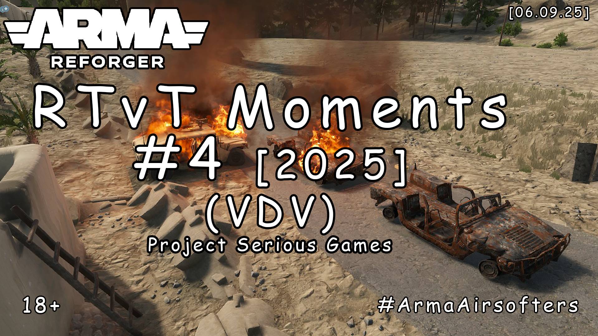 ARMA Reforger - RTvT моменты #4 - Операция: Бойня в пустыне (PSG VDV) [2025]