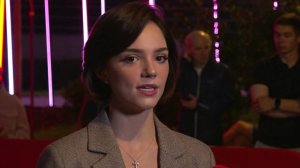 Евгения Медведева получила удар мячом в живот на футбольном матче