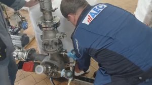 Проточный диспергатор ZXF-10. Пуско-наладочные работы.