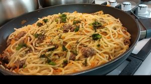 спагетти с фаршем