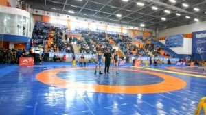 Первенство России по греко-римской борьбе среди юношей до 16 лет Майкоп 2005 год. Часть 12.