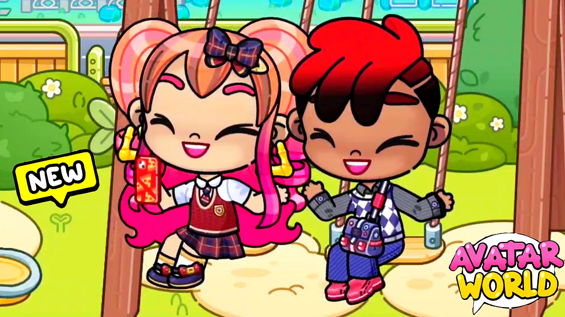 Аватар Ворлд. СБЕЖАЛИ в ПАРК и СПРЯТАЛИСЬ от ЗОМБИ 🧟♀️ смотреть онлайн