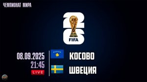 Отборочный матч чемпионата мира по футбол. Косово - Швеция. Обзор