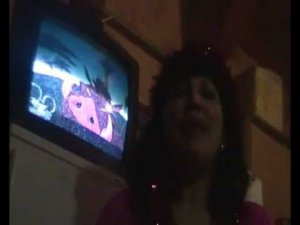 Встреча Нового 2013года. Баба Лена читает стишок.