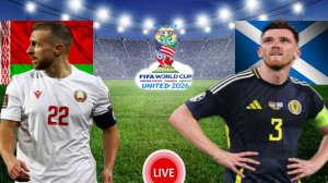 ФУТБОЛ ЧЕМПИОНАТ МИРА КВАЛИФИКАЦИЯ.  БЕЛОРУССИЯ - ШОТЛАНДИЯ.  ПРЯМАЯ ТРАНСЛЯЦИЯ