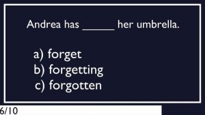 Present Perfect _ Grammar quiz