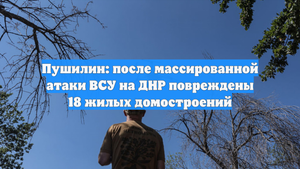 Пушилин: после массированной атаки ВСУ на ДНР повреждены 18 жилых домостроений