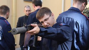 Открытие выставки «Ленрубежа» в академии Следственного комитета