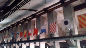 Зашли с сухой док секретного военного объекта с подводной лодкой