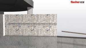 Устройство арматурных выпусков с применением инъекционных составов fischer FIS E