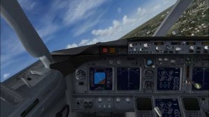FSX. Посадка Самолёта  Boeing 737-800  В Домодедово