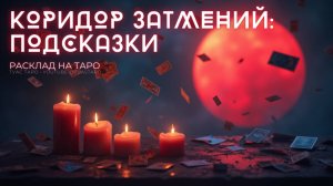 🌑Как пройти коридор затмений в гармонии и не упустить ценное? Подсказки в Таро раскладе