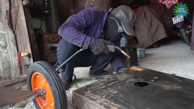 Завод по производству бетономешалок. Отличные навыки сварки смотреть онлайн