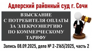 Судебное заседание. Часть 2