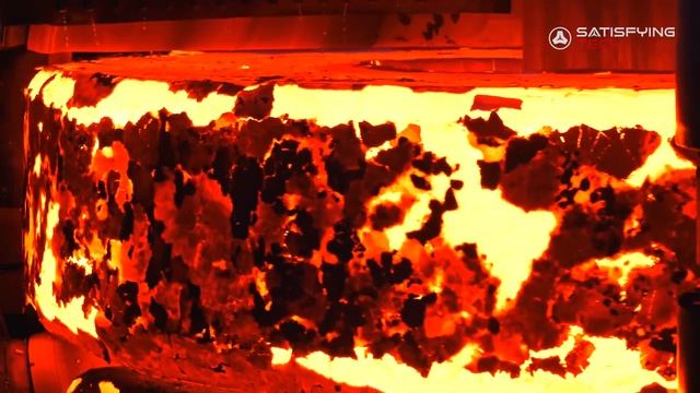 Процесс изготовления фланцев для атомной энергетики! Крупный кузнечный завод смотреть онлайн