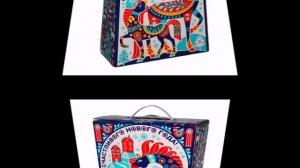 Сладкий новогодний подарок весом 3000 грамм в картонной упаковке