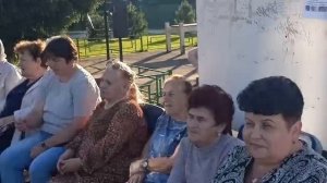 Весёлая песня "Замечательный сосед"🌞👍♥️Запись с деревенского праздника.
